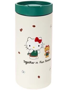 Starbucks Hello Kitty Green White Red Travel Tumbler